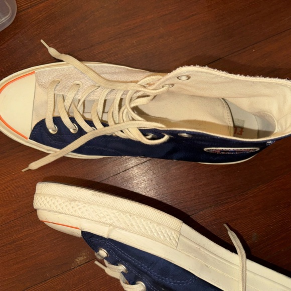 Converse High-Tops All Star in Blue and Cream - Picture 6 of 15